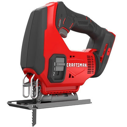 Craftsman V20 CMCS600 Cordless Variable Speed Jigsaw Red (Tool Only) - Lumi and Leo