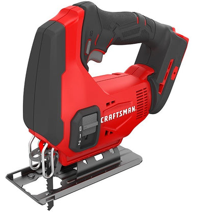 Craftsman V20 CMCS600 Cordless Variable Speed Jigsaw Red (Tool Only) - Lumi and Leo