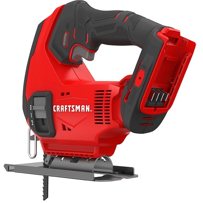 Craftsman V20 CMCS600 Cordless Variable Speed Jigsaw Red (Tool Only) - Lumi and Leo