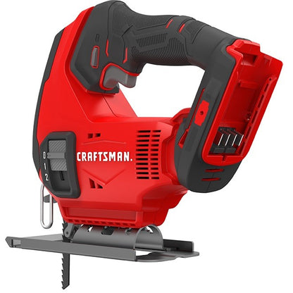 Craftsman V20 CMCS600 Cordless Variable Speed Jigsaw Red (Tool Only) - Lumi and Leo