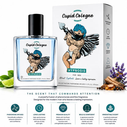Cupid Cologne Hypnosis Men’s Pheromone-Infused 1.7oz Eau de Parfum - Lumi and Leo