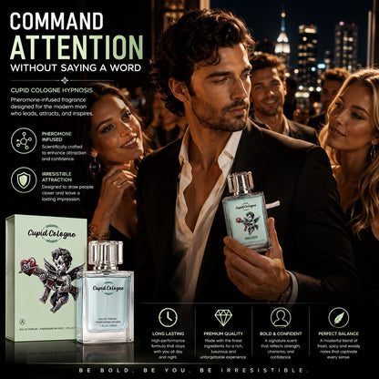 Cupid Cologne Hypnosis Men’s Pheromone-Infused 1.7oz Eau de Parfum - Lumi and Leo