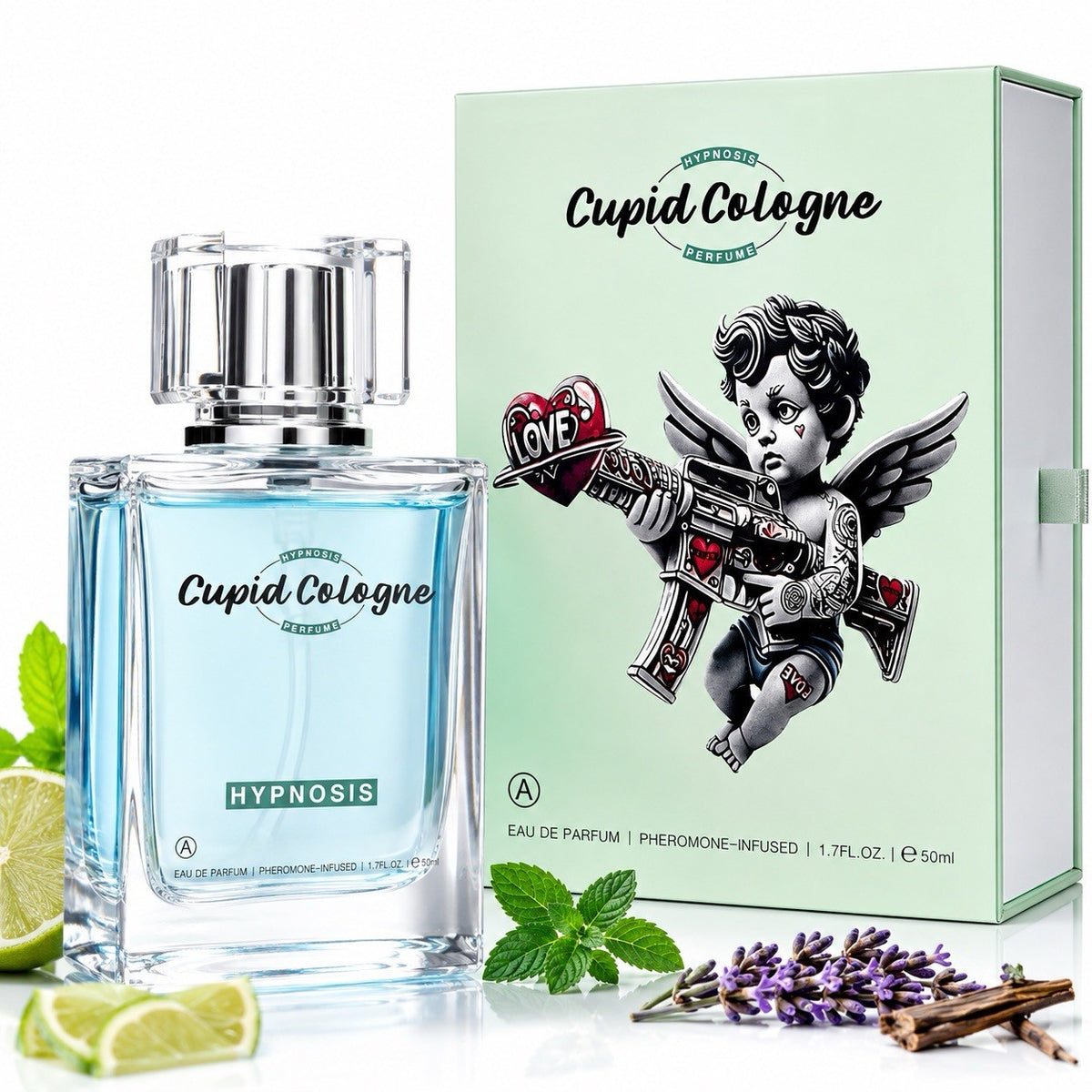 Cupid Cologne Hypnosis Men’s Pheromone-Infused 1.7oz Eau de Parfum - Lumi and Leo