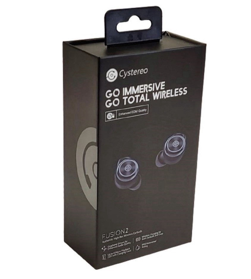 Cystereo - Fusion2 True Wireless Earbuds (Black)