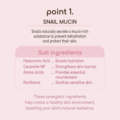 DEARBOO KOREAN BEAUTY Glass Skin Snail Toner With Hyaluronic Acid & Ceramide! - Lumi and Leo