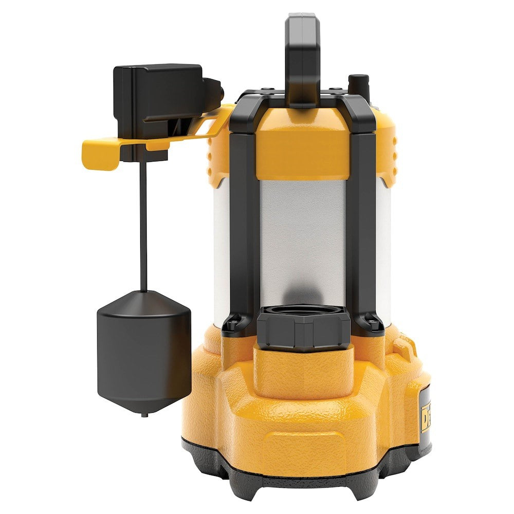 DEWALT® 1/2 HP Stainless Steel and Cast Iron, Efficient, Fully Submersible Sump