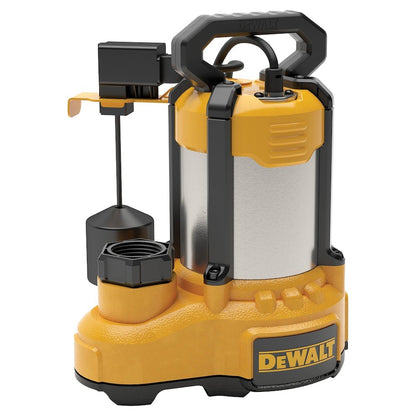 DEWALT® 1/2 HP Stainless Steel and Cast Iron, Efficient, Fully Submersible Sump - Lumi and Leo
