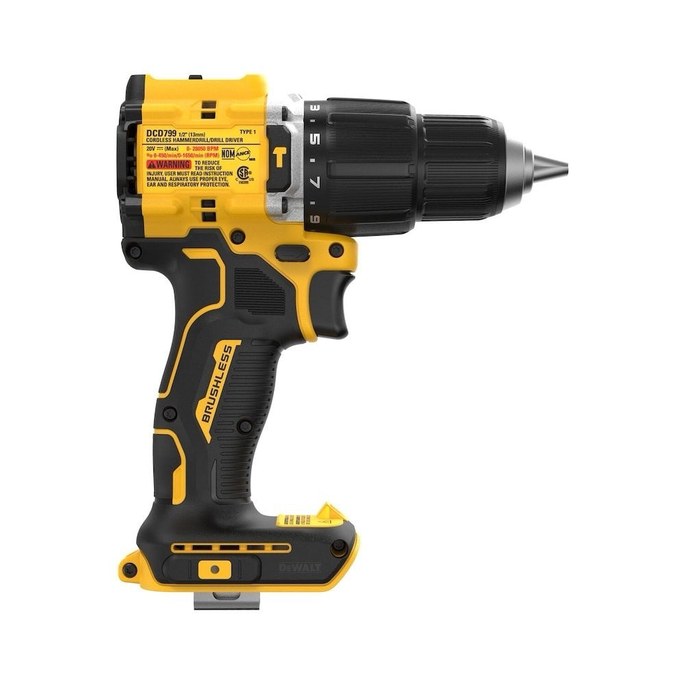 DEWALT 20V MAX Atomic Compact Hammer Drill + Impact Driver Combo Kit 5 Pack
