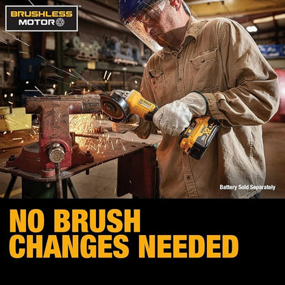 DEWALT 20V MAX XR Brushless 4-1/2/5" Angle Grinder Tool Only Tested Working - Lumi and Leo
