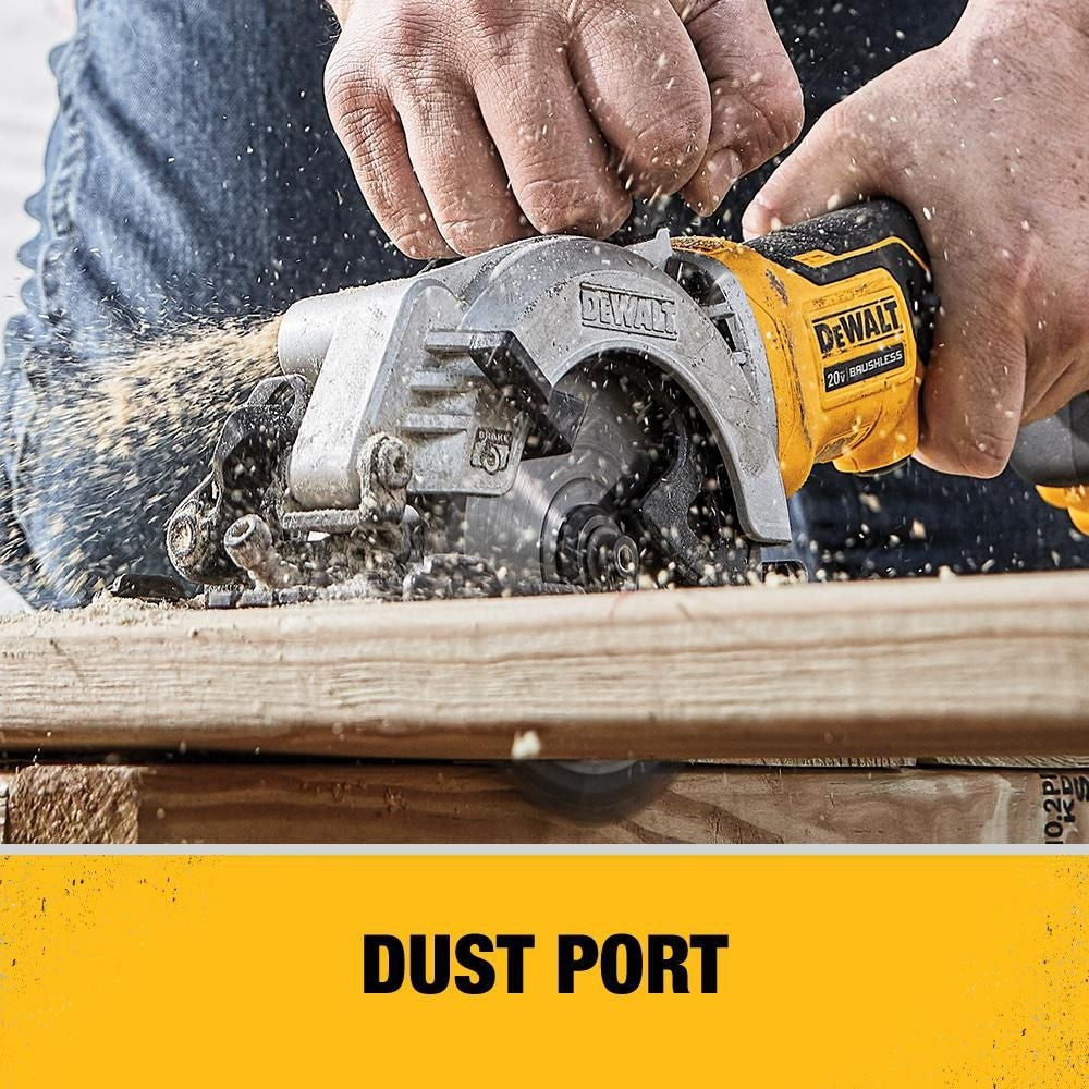 DEWALT DCS571B 20V MAX 4 1/2 INCH COMPACT CIRCULAR SAW (DCS571B) - Lumi and Leo