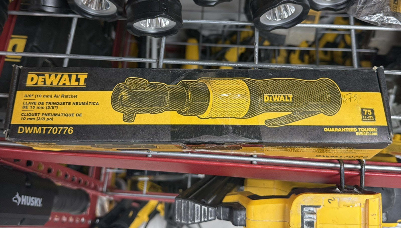 DEWALT DWMT70776 3/8-inch 65 Ft-lb Torque Durable Pneumatic Air Ratchet -...
