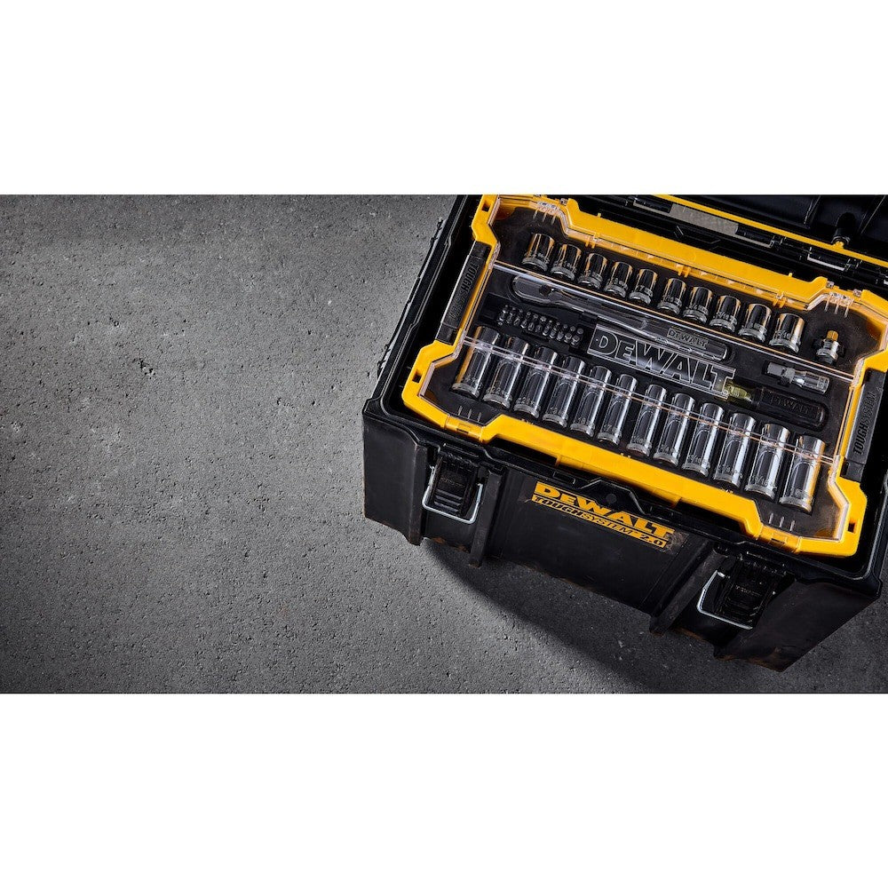 DEWALT ToughSystem 2.0 Mechanics Tool Set 85-Piece SAE/MM