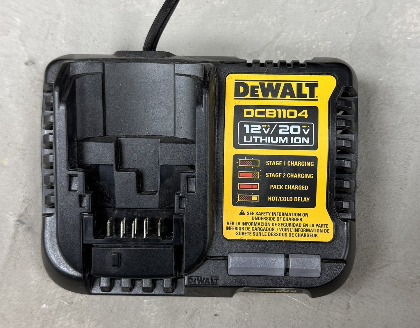 DeWALT DCB1104 12V / 20V Li-Ion Battery Charger new open box - Lumi and Leo