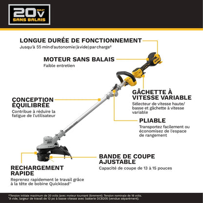 Dewalt Cordless trimmer tool only DCST920P1 - Lumi and Leo