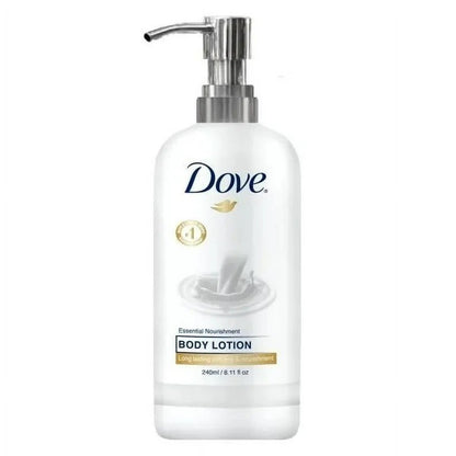 Dove Body Care Lotion Pump Essential Nourishment for Dry Skin, 8oz 240ml 3 pack - Lumi and Leo