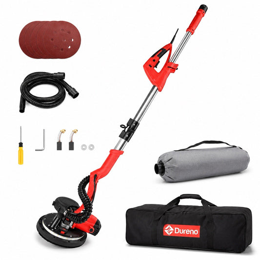 Dureno 950W Drywall Sander with LED Light & Dust Collection System – New - Lumi and Leo