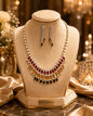 Elegant Statement Necklace & Earrings Set - Lumi and Leo