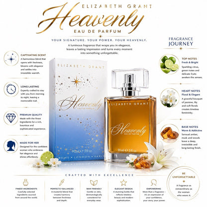 Elizabeth Grant Heavenly Eau de Parfum 90ml Women's Perfume Spray Fragrance - Lumi and Leo