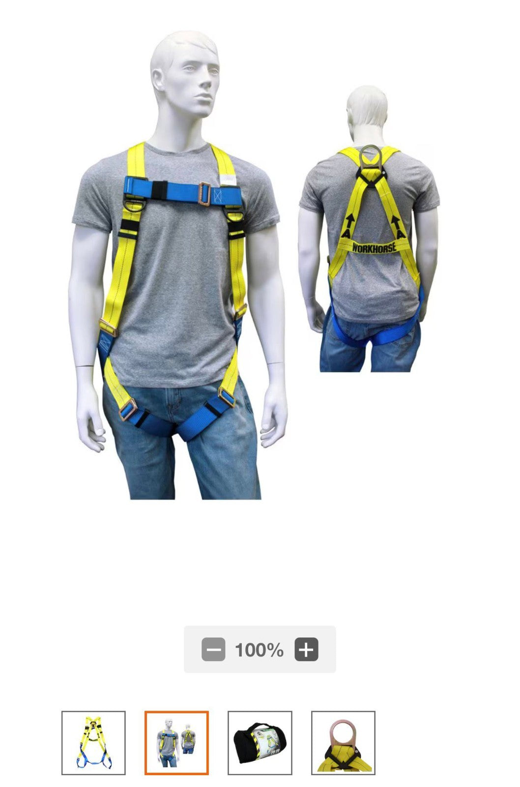 FULL BODY SAFETY HARNESS – HEAVY DUTY