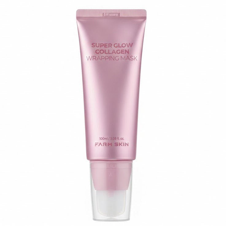 Farm Skin Super Glow Collagen Wrapping Mask 100ml PDRN Peel Off Made Korea - Lumi and Leo