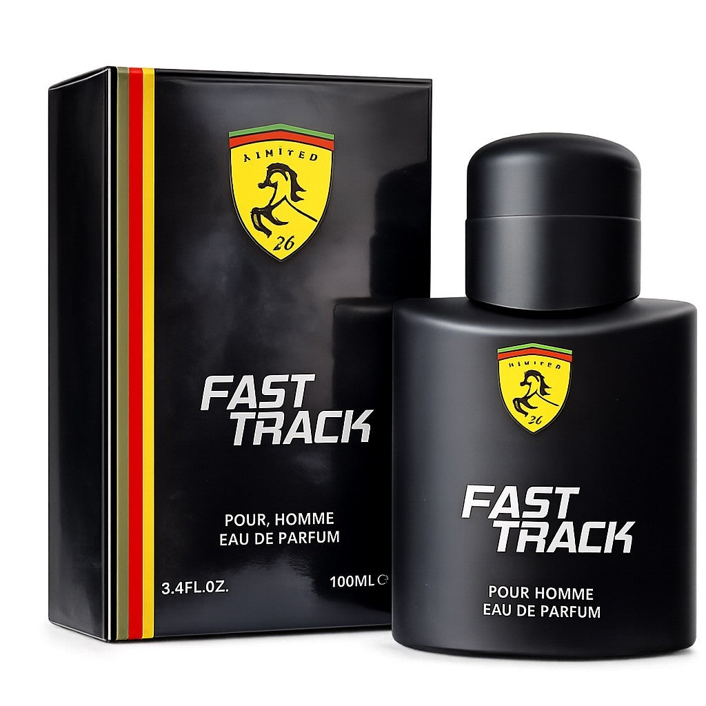 Fast Track Pour Homme Eau de Parfum 100ml Men's Cologne Long Lasting Fragrance - Lumi and Leo