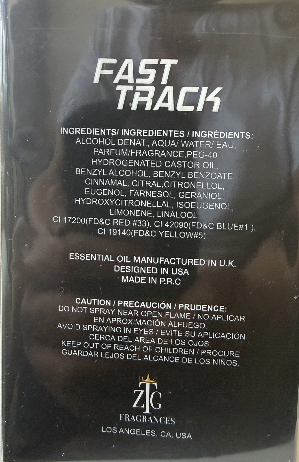 Fast Track Pour Homme Eau de Parfum 100ml Men's Cologne Long Lasting Fragrance - Lumi and Leo