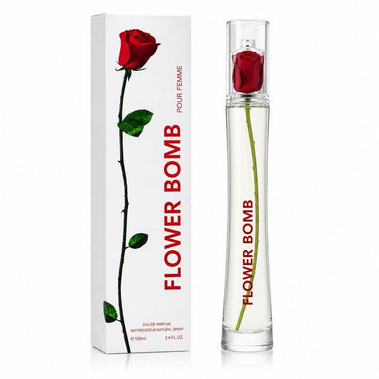 Flower Bomb Pour Femme Eau de Parfum 100ml Women's Long Lasting Perfume - Lumi and Leo