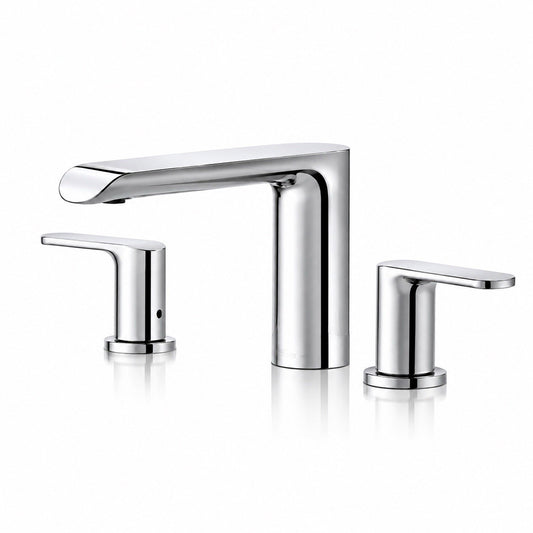 Frederick York Brazeau FRYBR80CP 8in Widespread Bathroom Faucet Chrome 2 Handle - Lumi and Leo