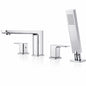 Frederick York Bronte FRYBRO4TCP Roman Tub Faucet Hand Shower Chrome 2 Handle - Lumi and Leo