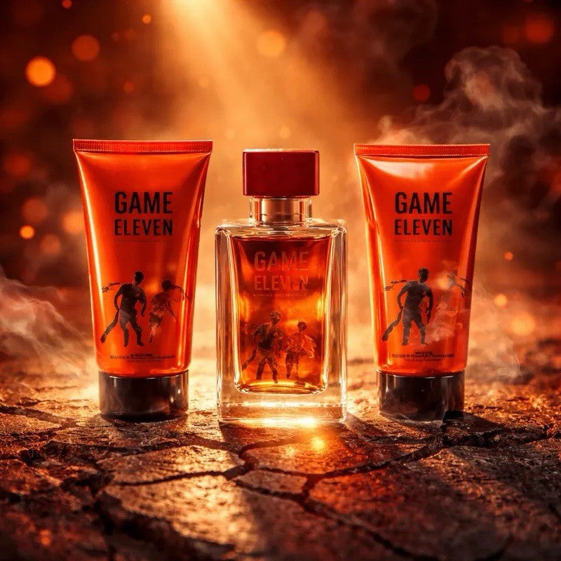 Game Eleven Pour Homme Gift Set 3 Piece Fragrance Cologne After Shave Shower Gel - Lumi and Leo