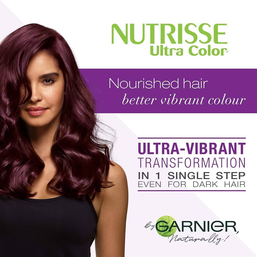 Garnier Nutrisse Ultra Color 421- Ovillo de lana, color rojo pack of 2