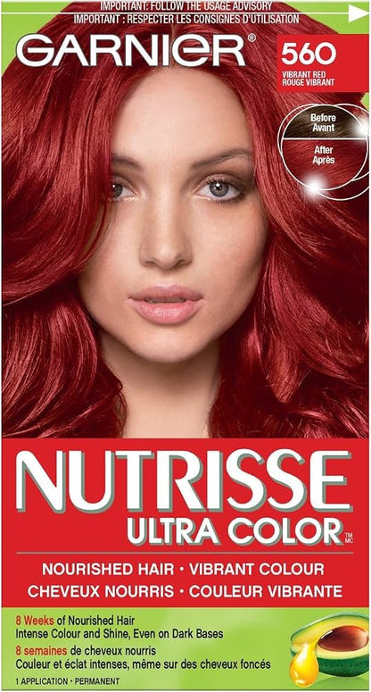 Garnier Nutrisse Ultra Color 560 - Ovillo de lana, color rojo pack of 2 - Lumi and Leo
