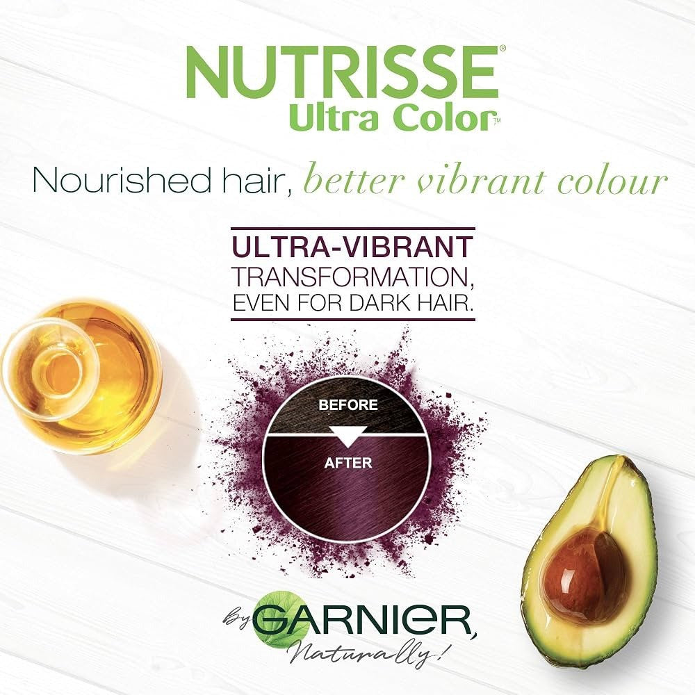 Garnier Nutrisse Ultra Color 560 - Ovillo de lana, color rojo pack of 2