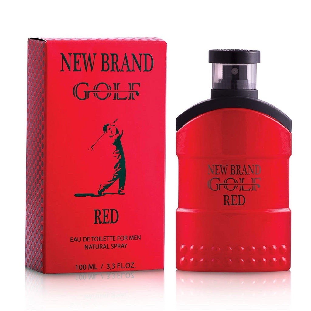 Golf Red by New Brand for Men - 3.3 oz EDT Spray