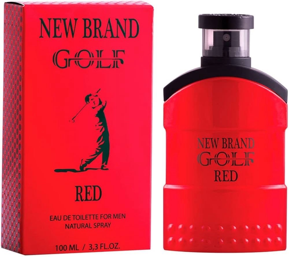 Golf Red by New Brand for Men - 3.3 oz EDT Spray