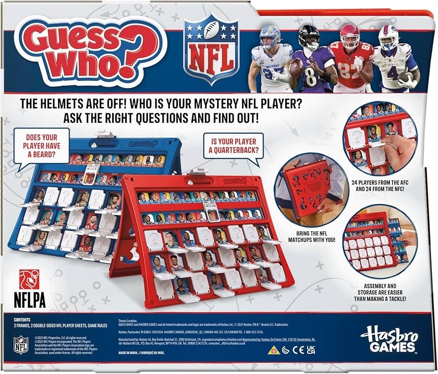 Guess Who NFL - Hasbro Games - Lumi and Leo
