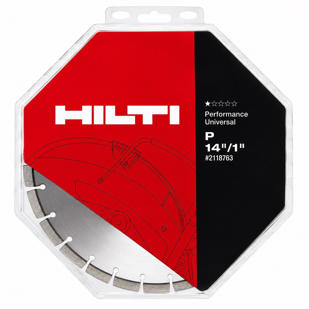 Hilti  14” Universal Performance Cutting Disc For Gas Saws #2118763