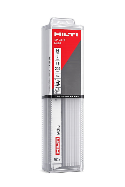 Hilti SP 23 14 Metal Reciprocating Saw Blades 9" 14 TPI BiM 50 Pack New - Lumi and Leo