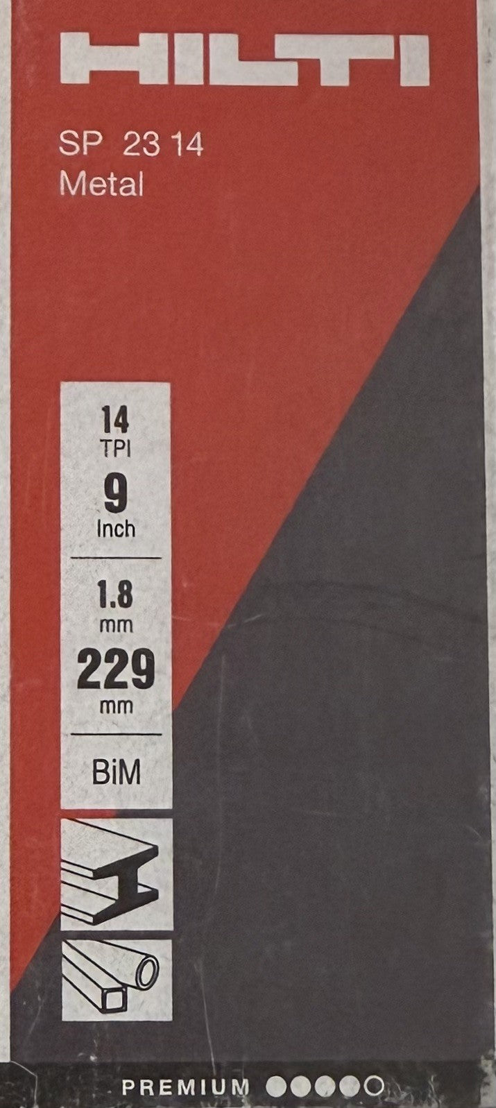 Hilti SP 23 14 Metal Reciprocating Saw Blades 9" 14 TPI BiM 50 Pack New - Lumi and Leo