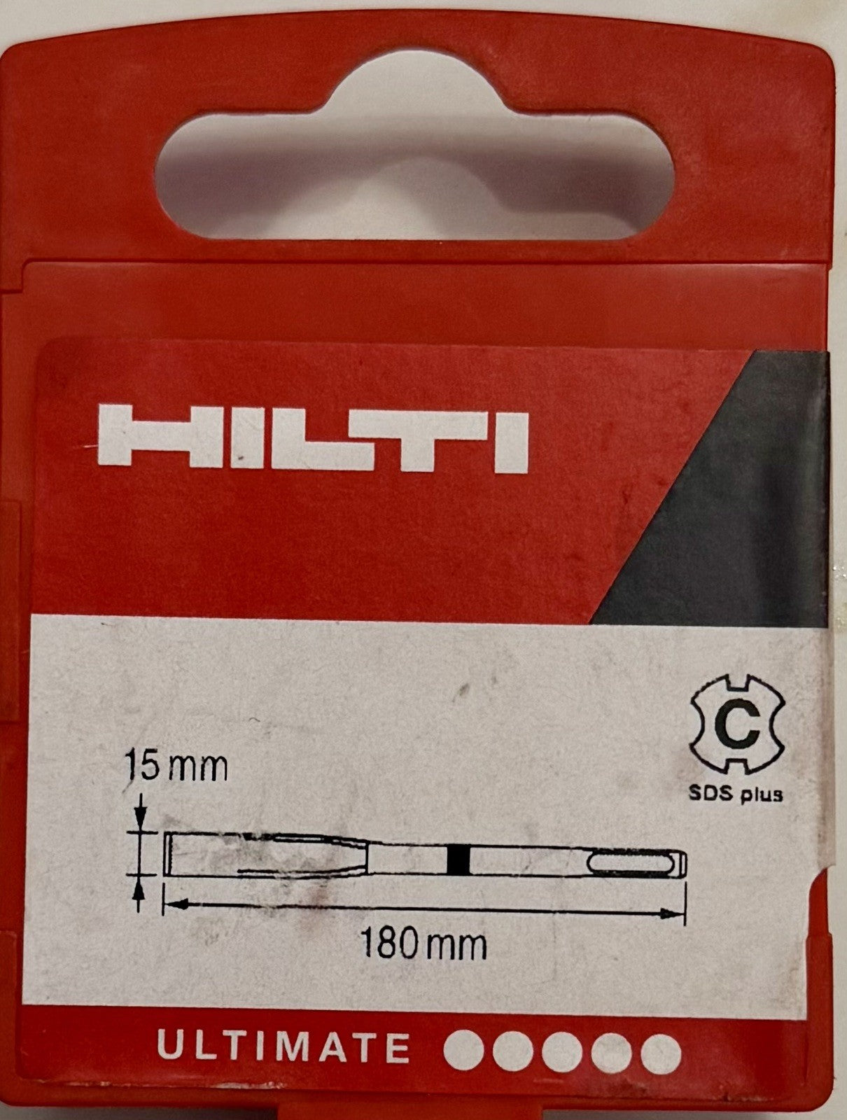 Hilti TE-CX FM 18 SDS Plus Flat Chisel 15mm x 180mm Concrete Masonry New Genuine - Lumi and Leo