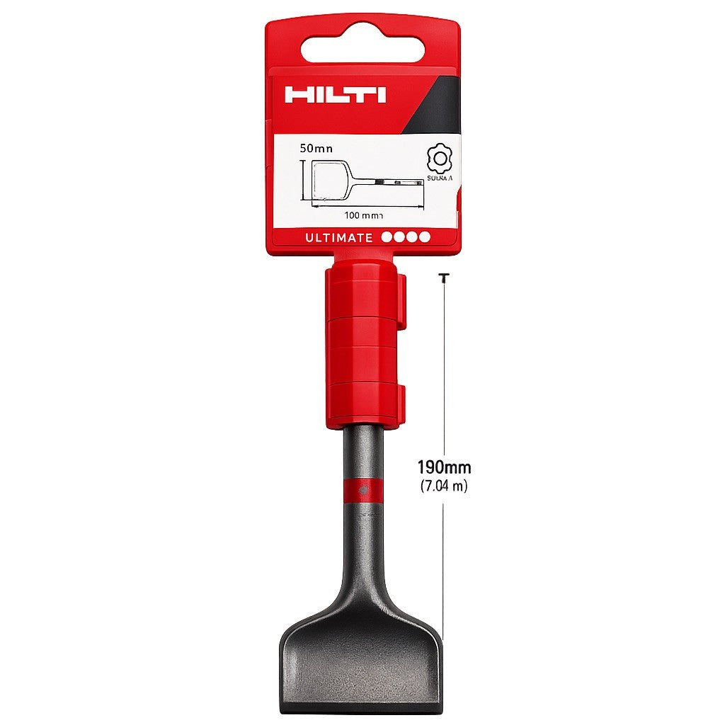 Hilti TE-CX SC 18/6 SDS Plus Floor Scraper Chisel 60mm x 180mm Genuine New - Lumi and Leo