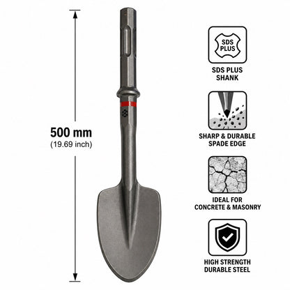 Hilti TE-HX SP 50 500mm SDS Plus Spade Clay Digging Chisel Bit New - Lumi and Leo