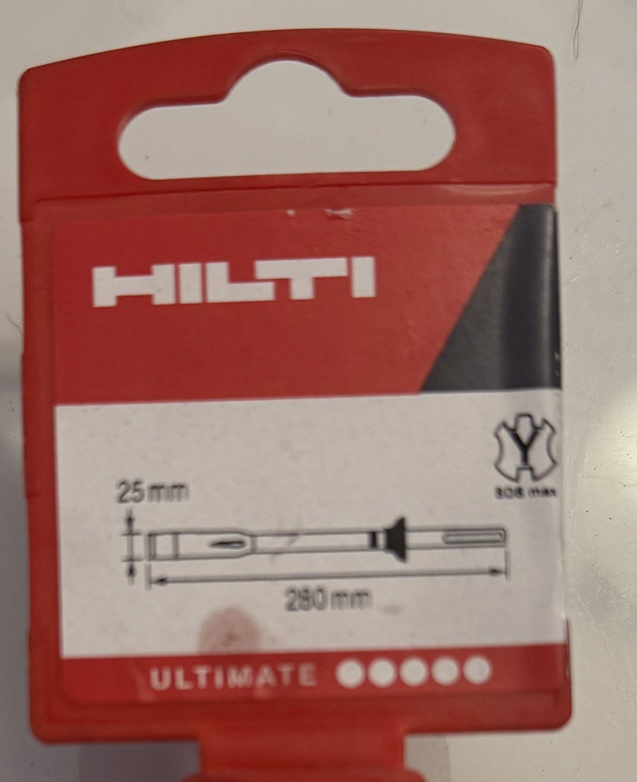 Hilti TE-YX FM 28 SDS Max Floor Chisel 25mm x 280mm Demolition Bit New