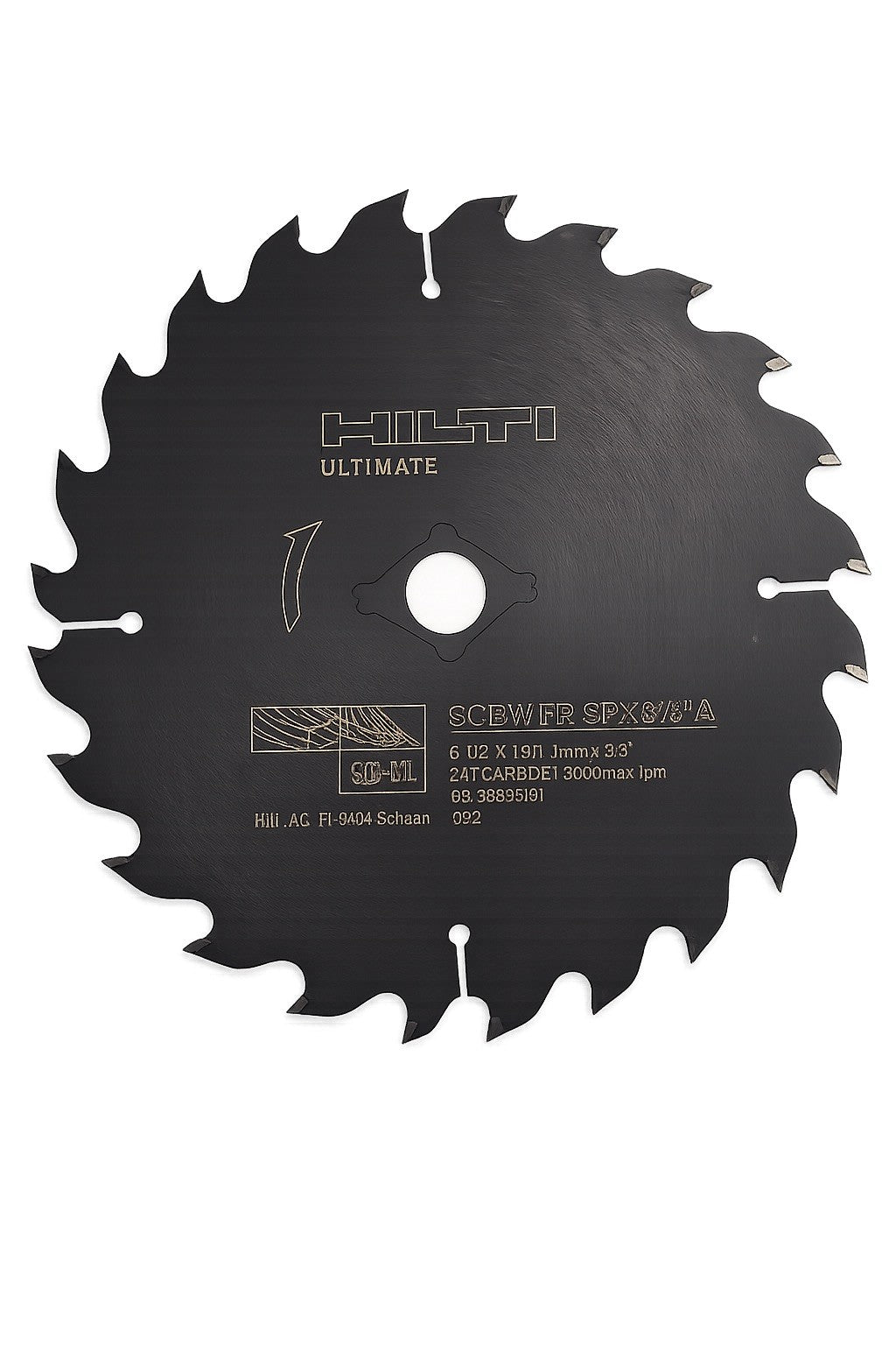 Hilti Ultimate 6-1/2" 24T Carbide Circular Saw Blade 5/8" Arbor New 5 pack