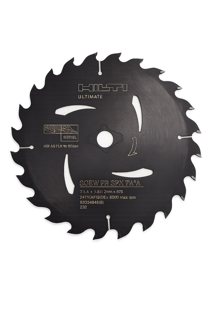 Hilti Ultimate 7-1/4" 24T Carbide Circular Saw Blade 5/8" Arbor New 5 pack - Lumi and Leo