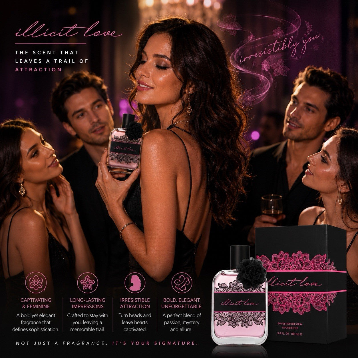 Illicit Love Eau de Parfum Spray 100ml 3.4 fl oz for Women New in Box