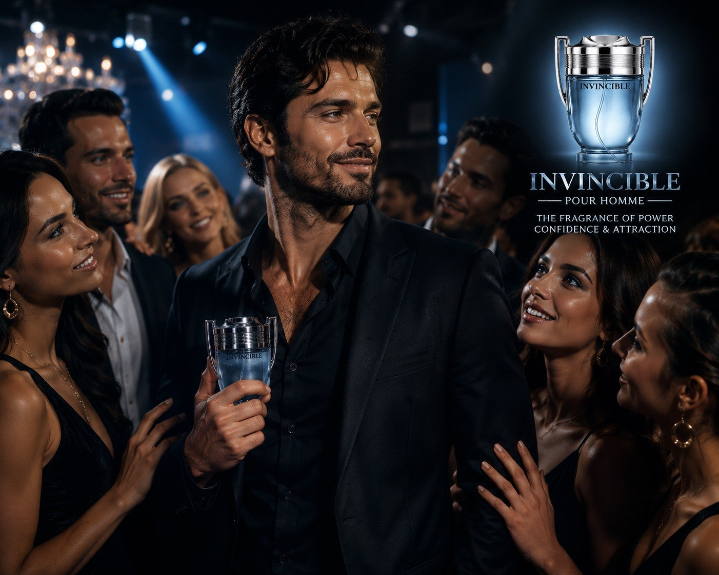 Invincible Pour Homme Eau de Parfum 120ml Men's Long Lasting Cologne Spray - Lumi and Leo
