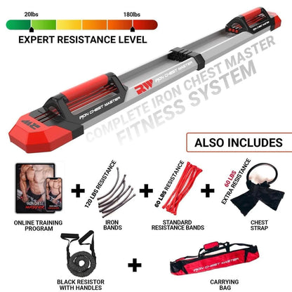 Iron Chest Master Ultimate Resistance Training System - Lumi and Leo