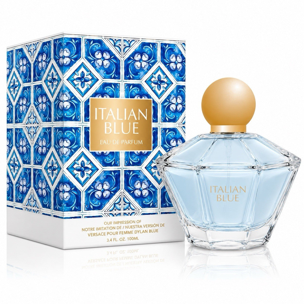 Italian Blue Eau de Parfum 100ml for Women New in Box Long Lasting Spray - Lumi and Leo