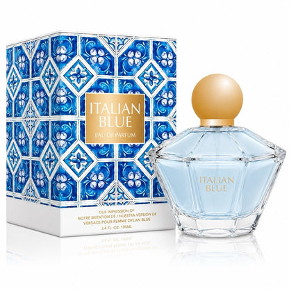 Italian Blue Eau de Parfum 100ml for Women New in Box Long Lasting Spray - Lumi and Leo